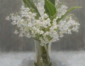 Lilies in a Glass By Rebecca J. Leer