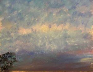 Drawing a Curtain on the Day By Monique Robidoux