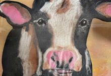 Pink Cow By Wendy Petta-Goldman