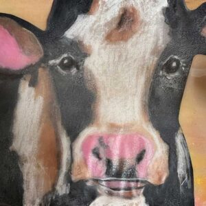 Pink Cow By Wendy Petta-Goldman