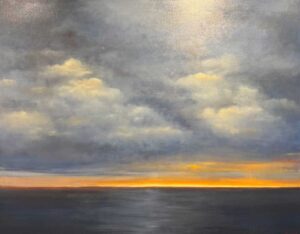 Winter Sunset II By Mary Morant