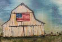 Americana Barn By Wendy Petta-Goldman