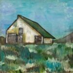 Barn In The Field By Wendy Petta-Goldman
