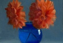 Zinnias By Pam Ackley