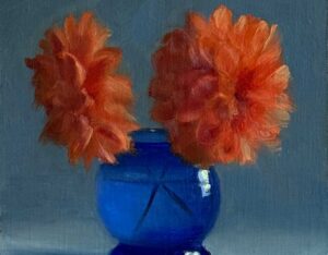 Zinnias By Pam Ackley