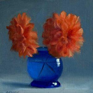 Zinnias By Pam Ackley