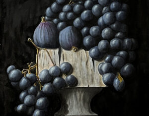 Blue Grapes By Clayton Liotta