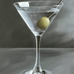 Martini With Olive By Clayton Liotta
