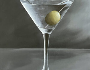 Martini With Olive By Clayton Liotta