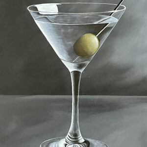 Martini With Olive By Clayton Liotta