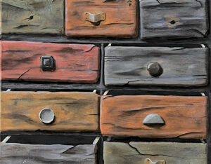 Old Drawers By Clayton Liotta